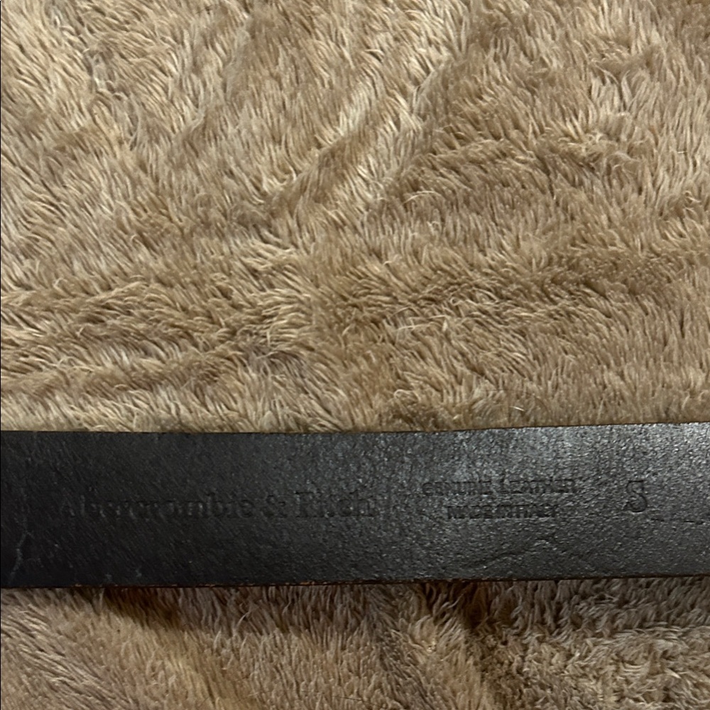 Vintage Abercrombie and Fitch brown leather Belt. Made in Italy - Picture 2 of 2